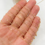 Load image into Gallery viewer, Gold-Filled Flat Oval Link Chain