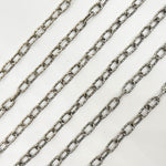 Load image into Gallery viewer, Oxidized Sterling Silver Hammered Cable Chain