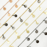 Load image into Gallery viewer, 302D. Disc Shape 6mm Dangle Wire Chain