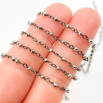 Load image into Gallery viewer, Pyrite Wire Wrapped Beads Chain