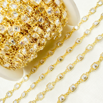 Load image into Gallery viewer, Cubic Zirconia Square Shape Connected Chain