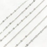 Load image into Gallery viewer, Oxidized Sterling Silver Flat Marina Chain