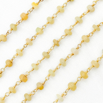 Load image into Gallery viewer, Ethiopian Opal Gold Plated 925 Sterling Silver Wire Chain.