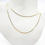 Load image into Gallery viewer, 14k Solid Gold Flat Marina Link Chain