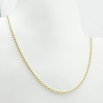 Load image into Gallery viewer, 14K Solid Yellow Gold Ball Necklace