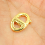 Load image into Gallery viewer, 17MM Gold-plated Sterling Silver Marina Clasp