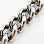 Load image into Gallery viewer, Oxidized Sterling Silver Curb Chain