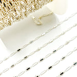Load image into Gallery viewer, Sterling Silver Fancy Twisted Oval Link Chain