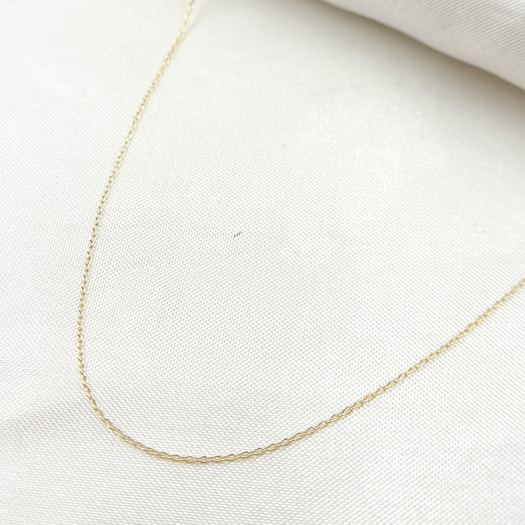 14K Solid Gold Cable Chain