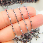 Load image into Gallery viewer, Multi Spinal Faceted Roundel Wire Wrapped Chain