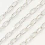 Load image into Gallery viewer, Sterling Silver Smooth Oval Link Chain