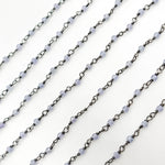 Load image into Gallery viewer, Tanzanite Wire Wrap Chain