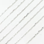 Load image into Gallery viewer, Sterling Silver Diamond Cut Marina Chain