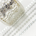 Load image into Gallery viewer, Sterling Silver Textured Heart Chain