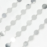 Load image into Gallery viewer, 925 Sterling Silver Mirror Circle Link Chain.
