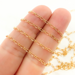 Load image into Gallery viewer, 14k Gold Filled Figaro Chain.
