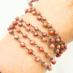 Load image into Gallery viewer, Coated Terracotta Quartz Wire Chain