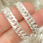 Load image into Gallery viewer, 925 Sterling Silver Double Curb Chain