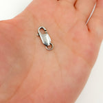 Load image into Gallery viewer, 16MM Oxidized Sterling Silver Lobster Clasp