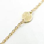 Load image into Gallery viewer, 14K Solid Gold Disc Necklace, Bracelet, and Anklet