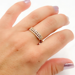 Load image into Gallery viewer, 14k Solid Gold Diamond Ring