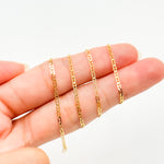 Load image into Gallery viewer, 14k Solid Gold Flat Marina Link Chain