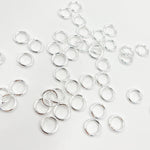 Load image into Gallery viewer, 18Gauge White Sterling Silver Open Jump Ring