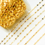 Load image into Gallery viewer, Gold Plated Sterling Silver Flat Marina Link Chain