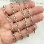 Load image into Gallery viewer, Oxidized 925 Sterling Silver Short & Long Link