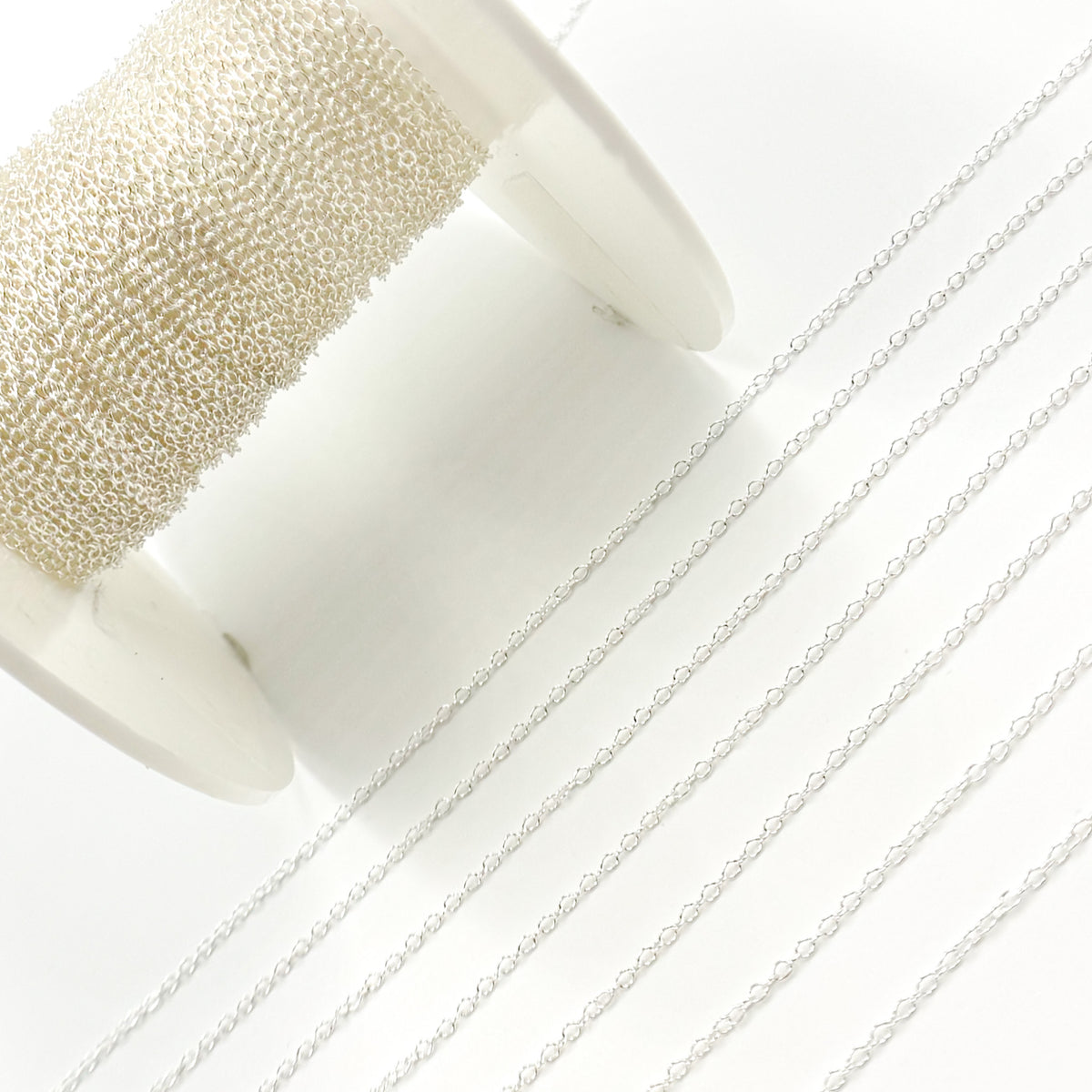 Sterling Silver Smooth Cable Chain