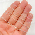 Load image into Gallery viewer, Sterling Silver Cable Link Chain