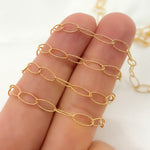 Load image into Gallery viewer, 14k Gold Filled Twisted Oval Link Chain