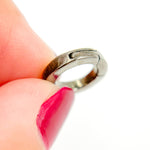 Load image into Gallery viewer, Sterling Silver Round Hinge Clasp