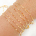Load image into Gallery viewer, 14K Gold-Filled Smooth Paperclip Chain