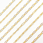 Load image into Gallery viewer, 161TDGF. 14k Gold Filled Smooth Long and Short Dapped Link Chain