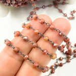 Load image into Gallery viewer, Coated Terracotta Quartz Wire Chain