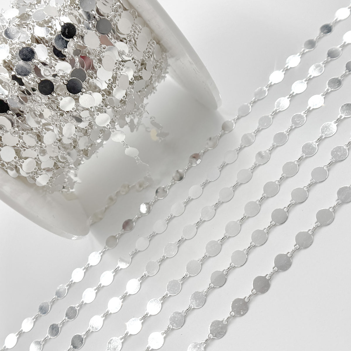 Sterling Silver Disc Chain