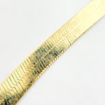 Load image into Gallery viewer, Gold Plated 4.3mm Herringbone Necklace