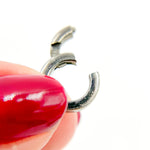 Load image into Gallery viewer, Sterling Silver Round Hinge Clasp