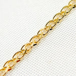 Load image into Gallery viewer, 14K Solid Gold Wheat Chain by the Foot
