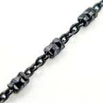 Load image into Gallery viewer, Black Rhodium Sterling Silver Satellite Necklace