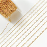 Load image into Gallery viewer, 14k Gold Filled Paperclip Chain