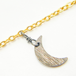 Load image into Gallery viewer, Crescent Moon Shape Dangle Wire Chain