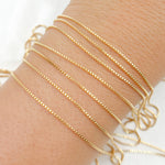 Load image into Gallery viewer, 14k Gold Filled 1mm Link Box Chain