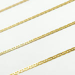 Load image into Gallery viewer, Shop Now 14k Solid Gold Flat Marina Link Chain