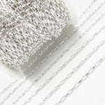 Load image into Gallery viewer, Sterling Silver Diamond Cut Box Link Chain