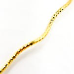 Load image into Gallery viewer, Sterling Silver Gold Plated Snake Omega Necklace