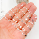 Load image into Gallery viewer, Sterling Silver Circle Link Chain