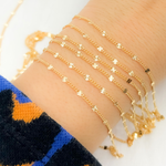 Load image into Gallery viewer, 14k Gold Filled Curb and Diamond Cut Marina Link Chain