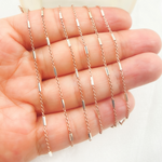 Load image into Gallery viewer, Rose Gold Plated Sterling Silver Satellite Tube Chain